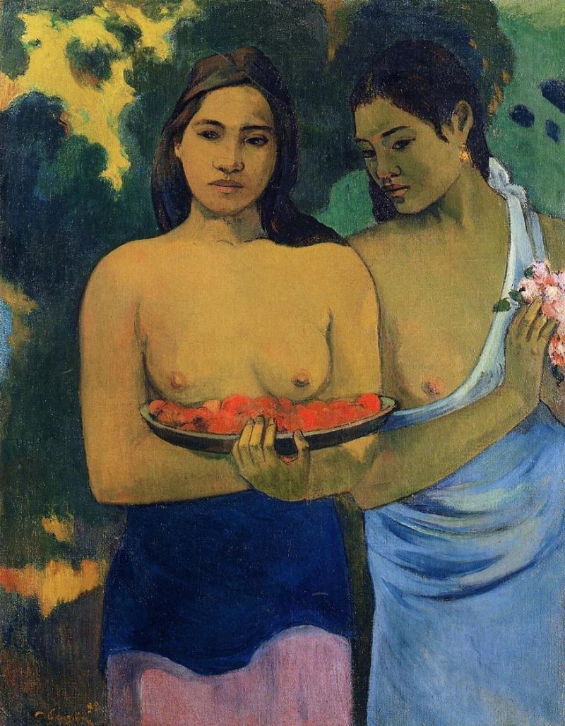 Paul Gauguin Two Tahitian Women 2